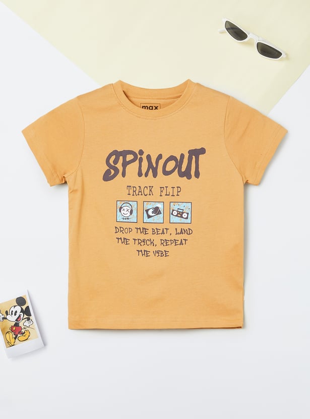 Boys Printed T-shirts - Pack of 2