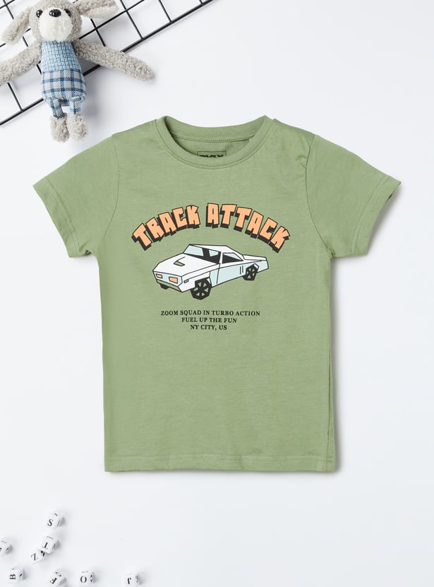 Boys Printed T-shirts - Pack of 2