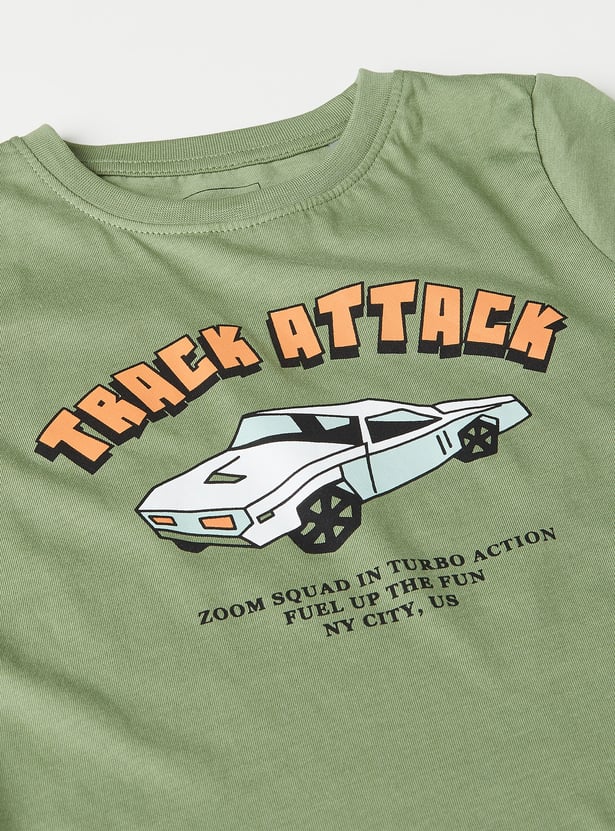 Boys Printed T-shirts - Pack of 2