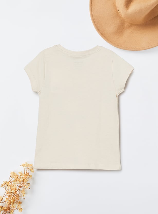 Girls Printed T-shirts - Pack of 2
