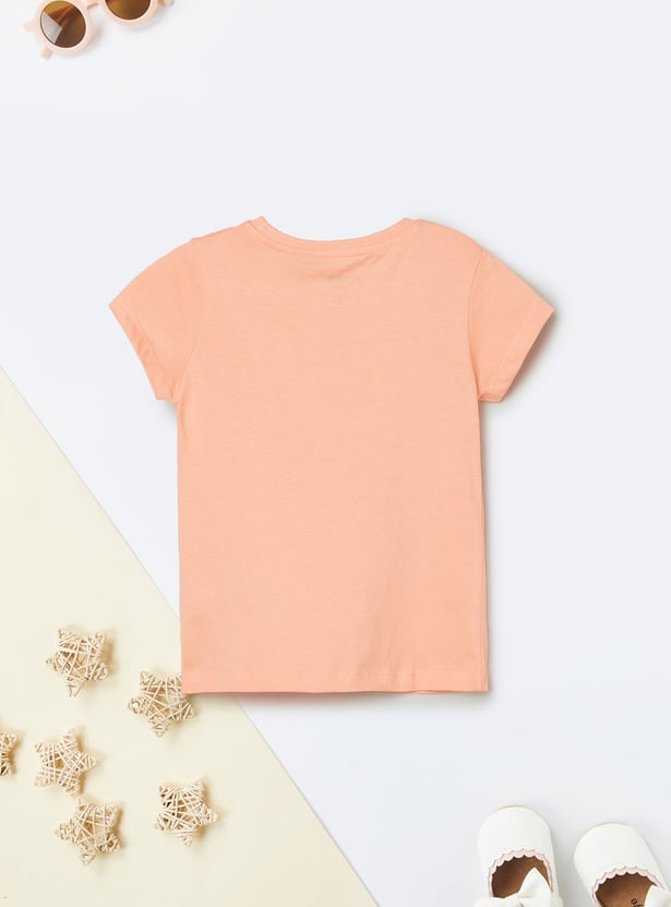 Girls Printed T-shirt - Pack of 2