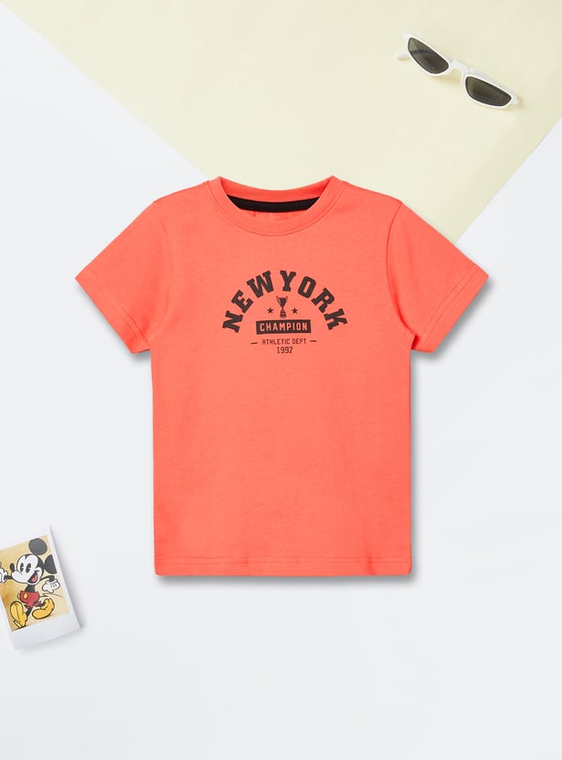 Boys Printed T-shirts - Pack of 2