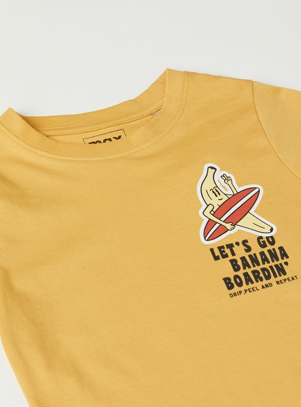 Boys Printed T-shirts - Pack of 2