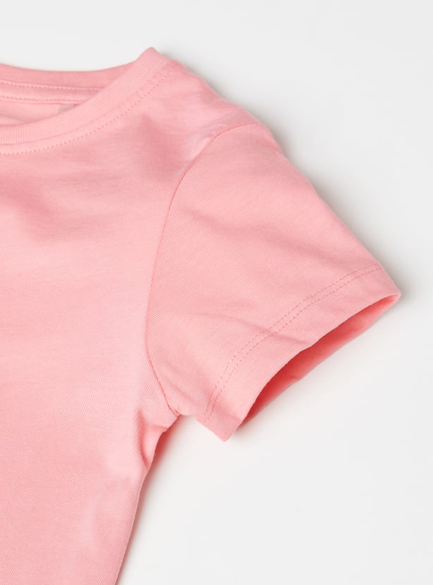 Girls Printed T-shirts - Pack of 2