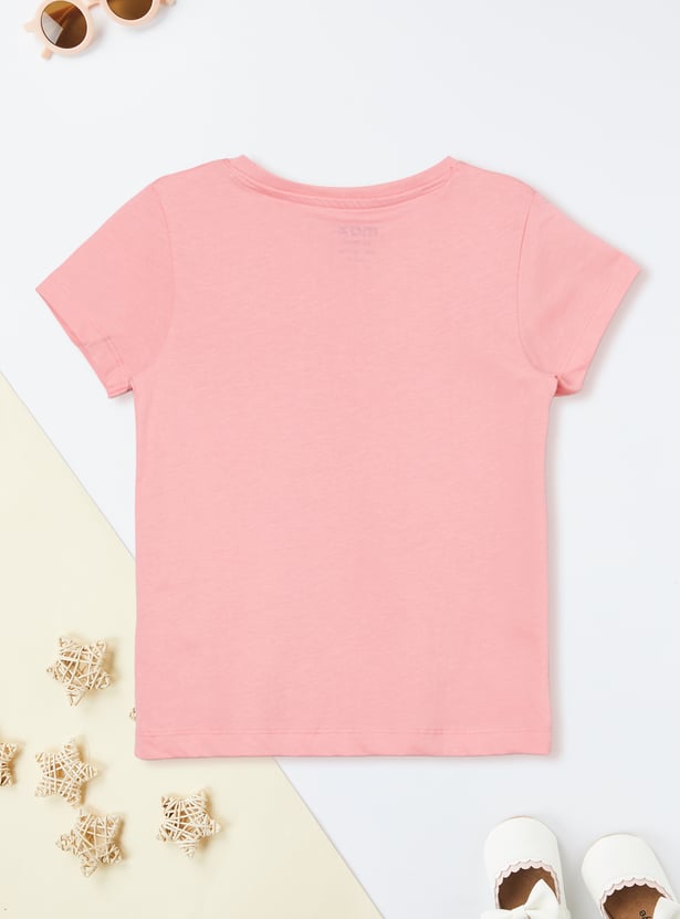 Girls Printed T-shirts - Pack of 2