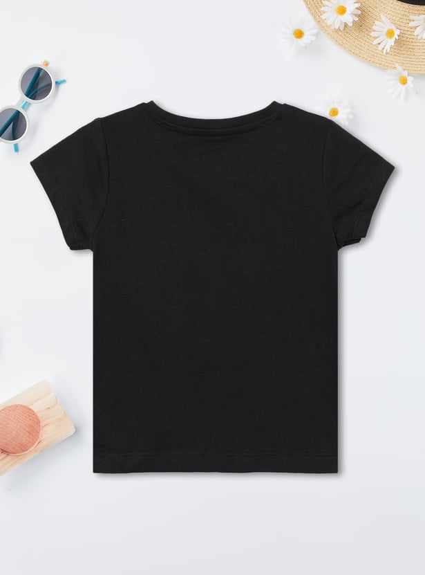 Girls Printed T-shirts - Pack of 2