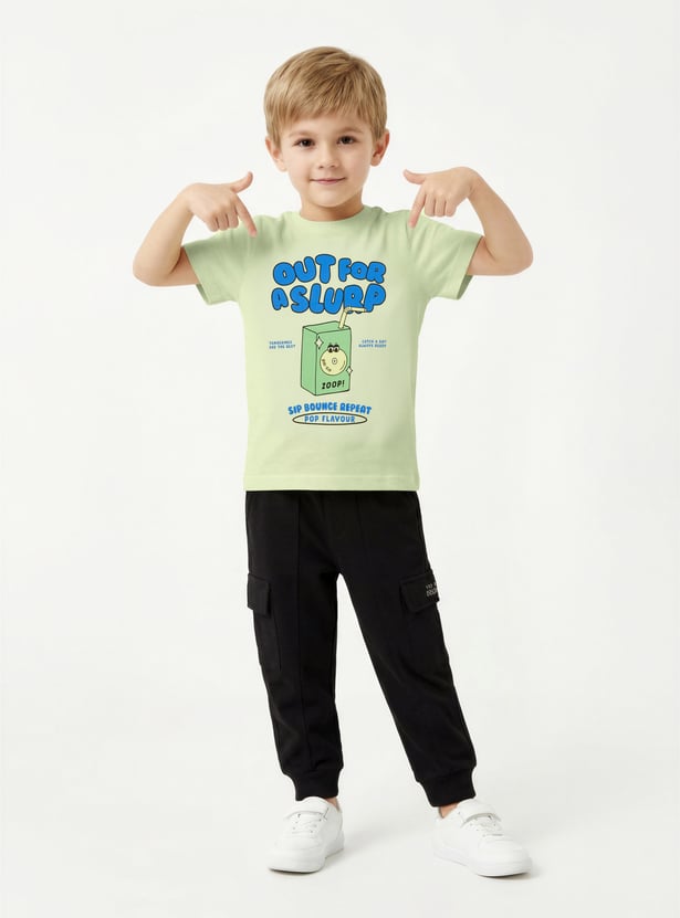 Boys Printed T-shirts - Pack of 2