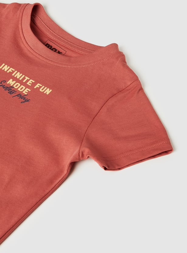 Boys Printed T-shirt - Pack of 2