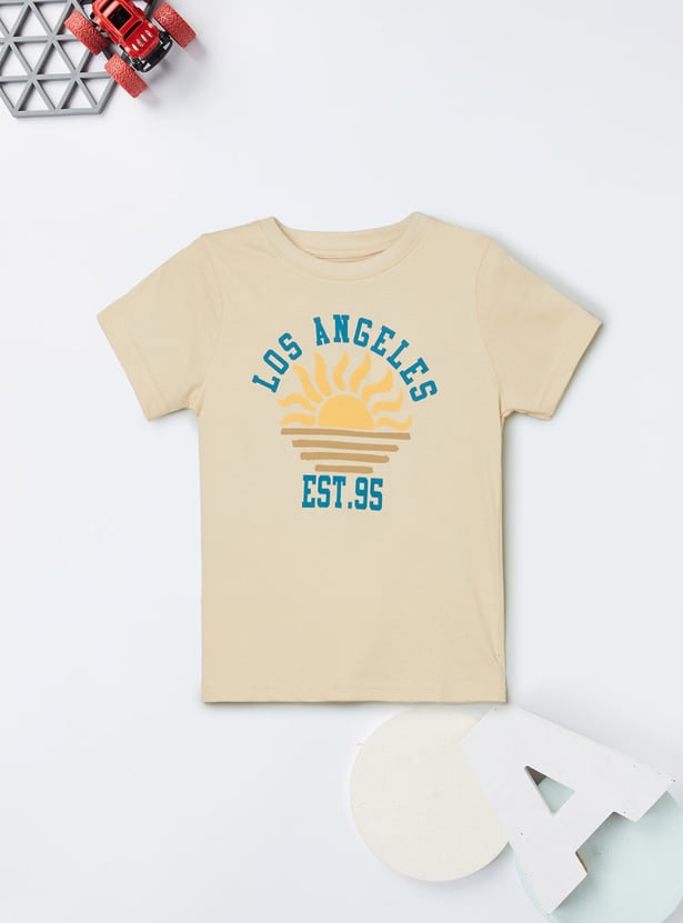 Boys Printed T-shirts - Pack of 2