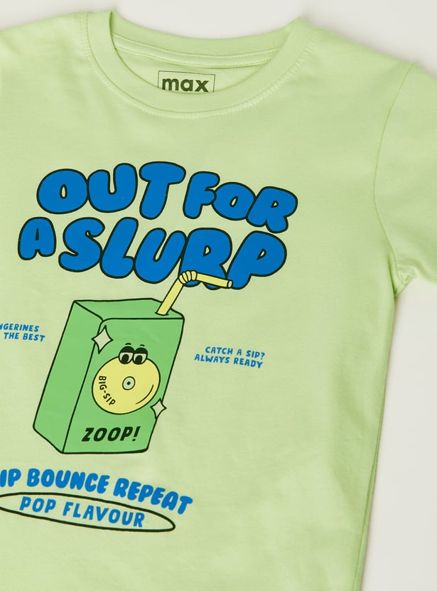 Boys Printed T-shirts - Pack of 2
