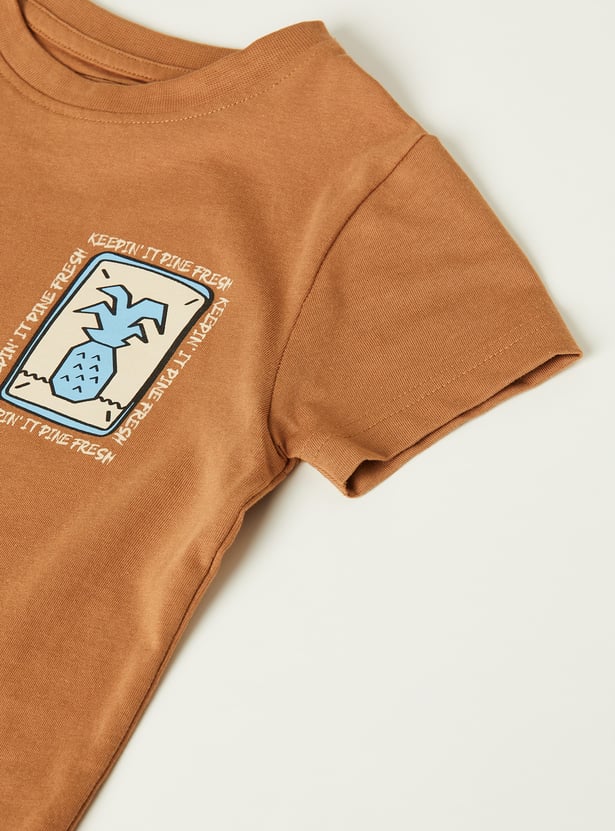 Boys Printed T-shirts - Pack of 2