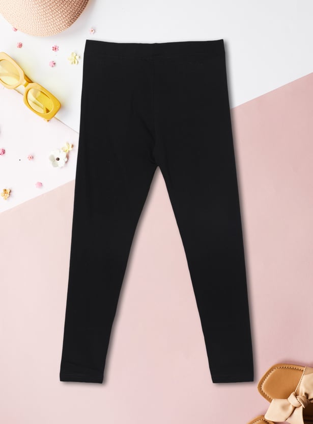 Girls Striped Leggings - Pack of 2