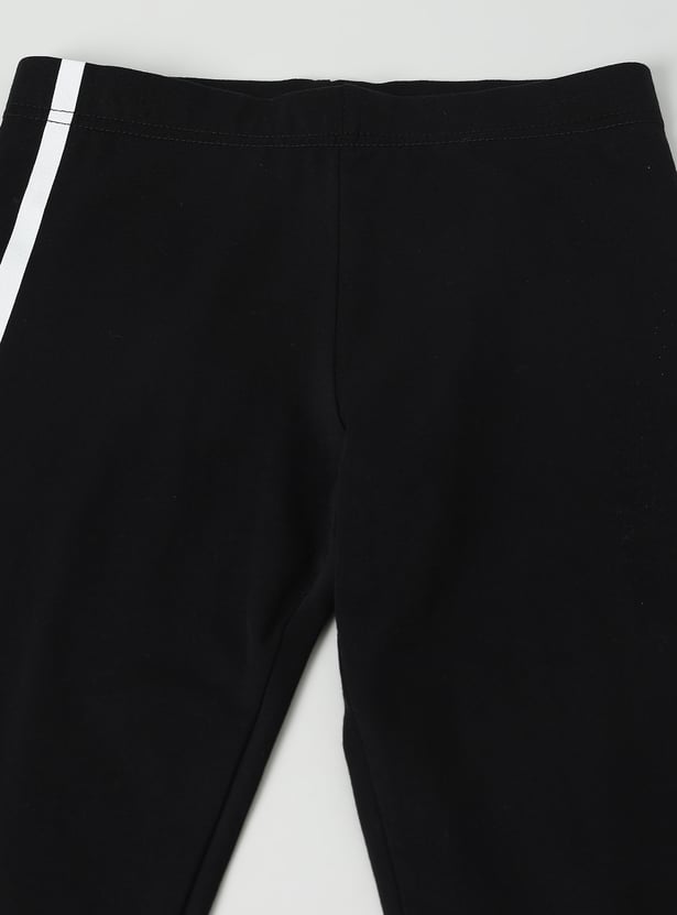 Girls Striped Leggings - Pack of 2