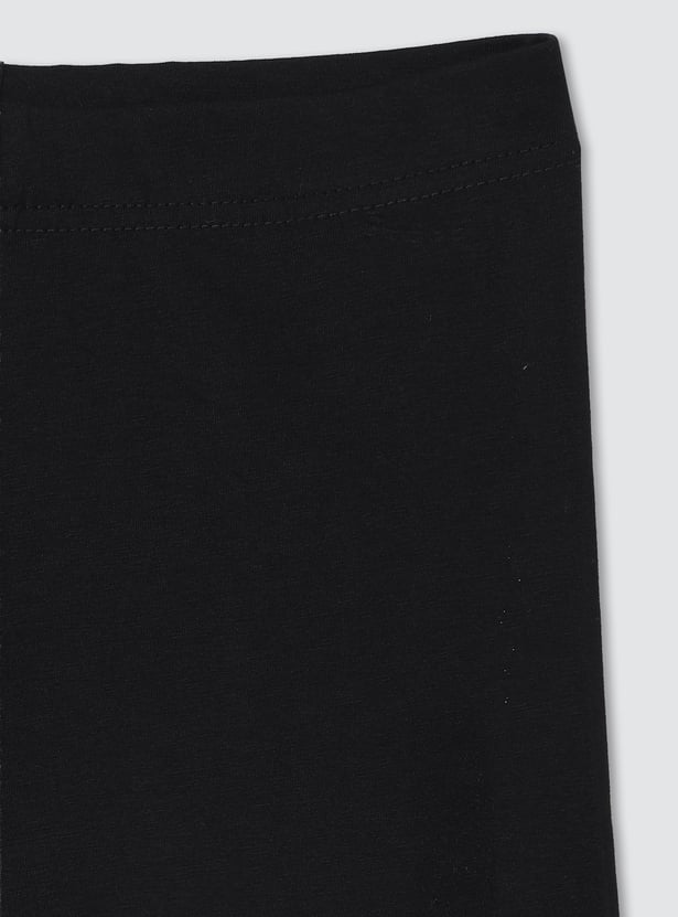 Girls Striped Leggings - Pack of 2
