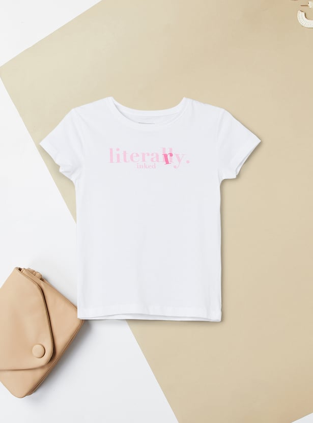 Girls Printed T-shirts - Pack of 2