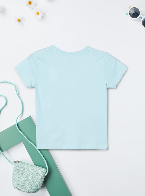 Girls Printed T-shirts - Pack of 2