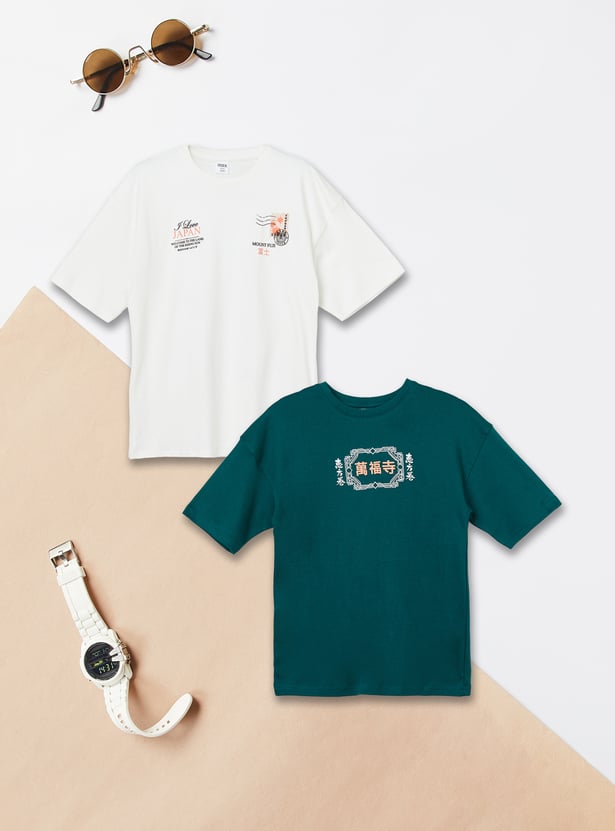 Boys Printed T-shirts - Pack of 3