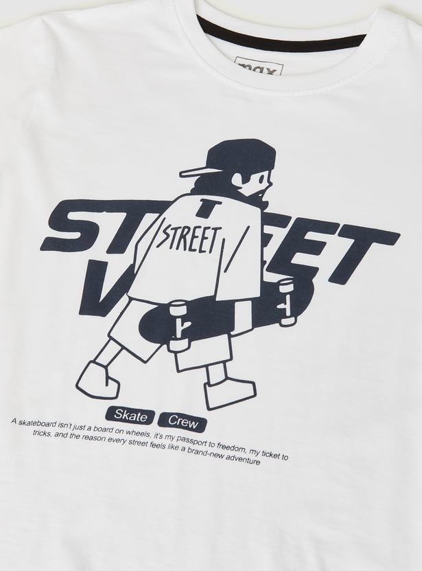 Boys Printed T-shirt - Pack of 2