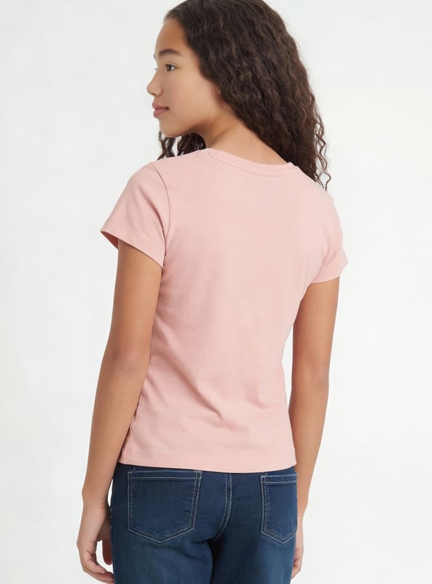 Girls Printed T-shirt - Pack of 2