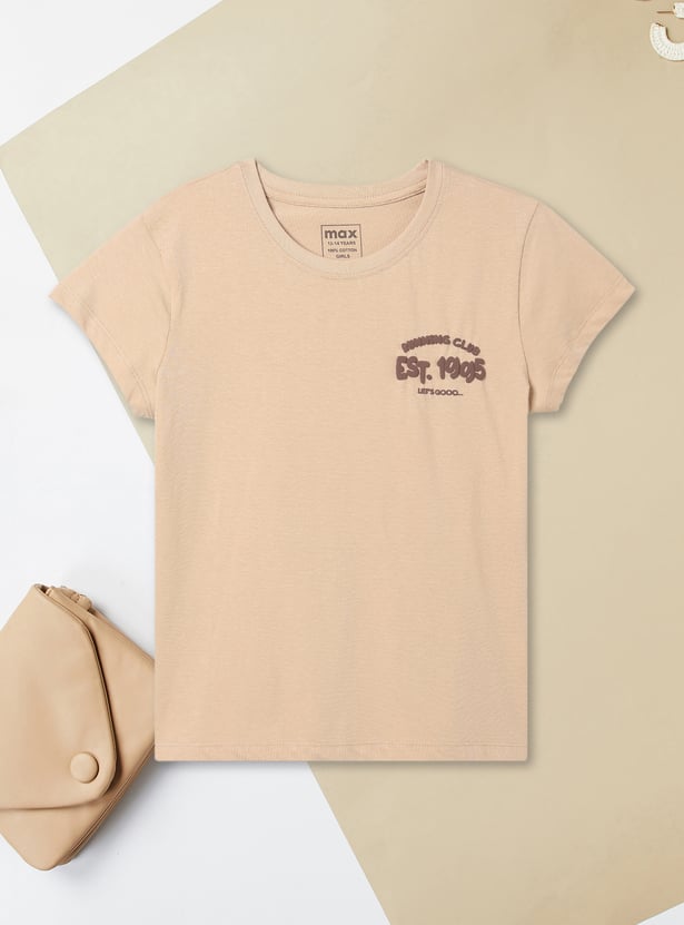 Girls Printed T-shirt - Pack of 2