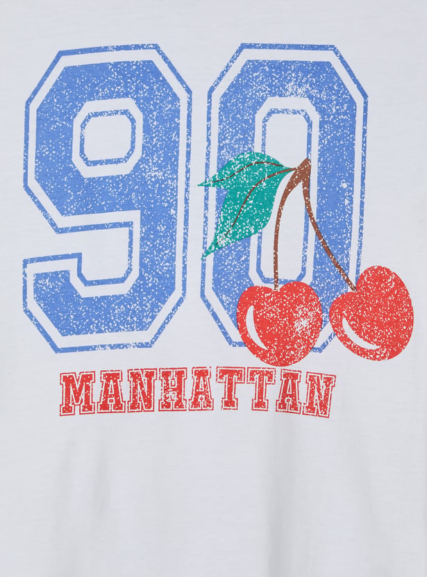 Girls Printed T-shirts - Pack of 2