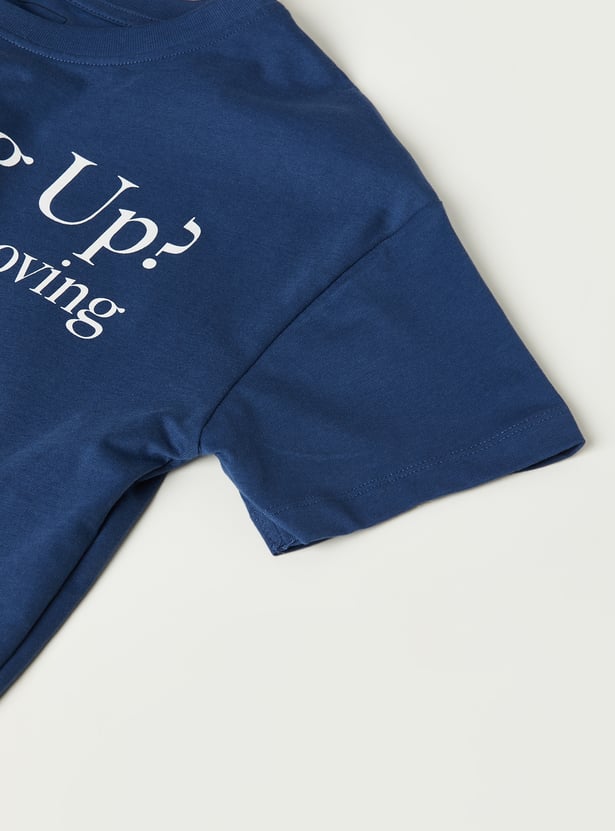 Girls Printed T-shirts - Pack of 2