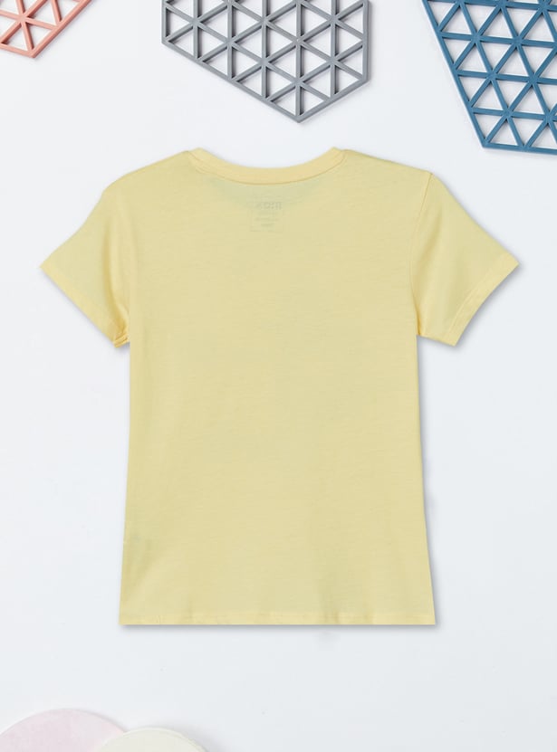 Girls Printed T-shirts - Pack of 2