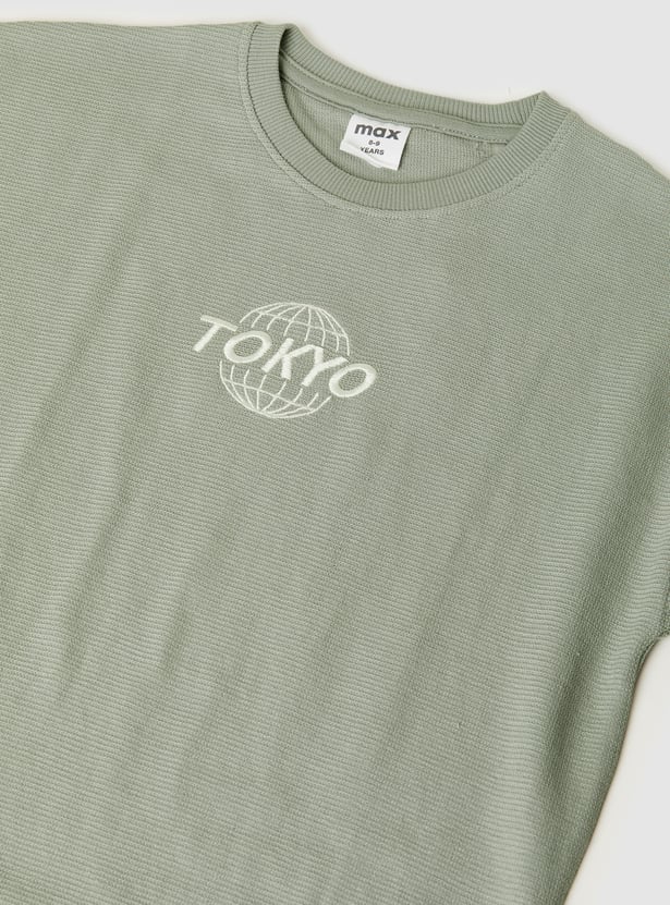 Boys Embroidered T-shirts - Pack of 2