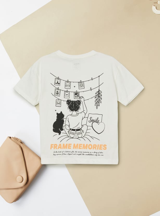 Girls Printed T-shirt - Pack of 2