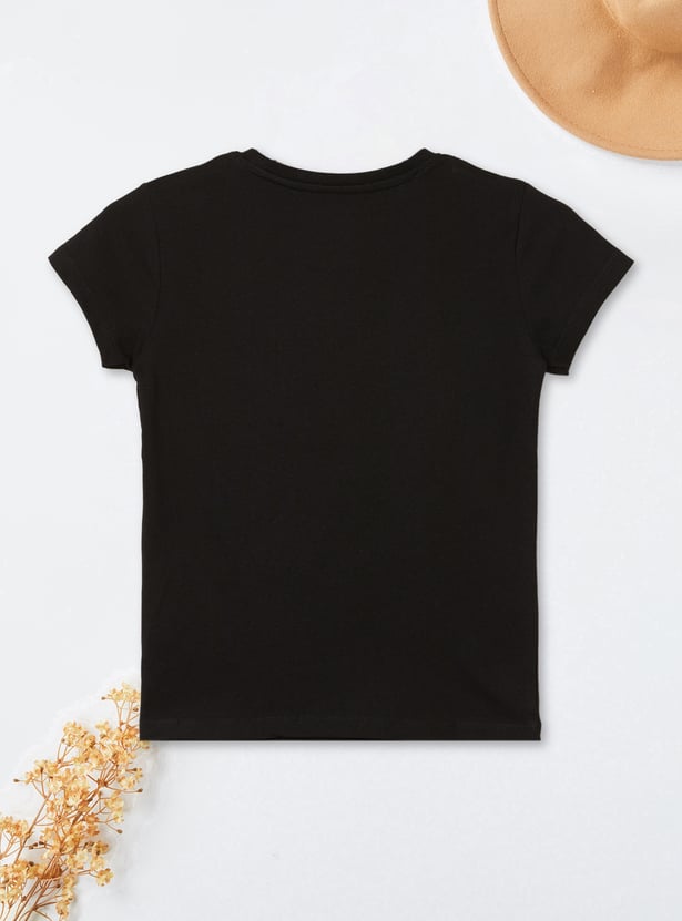 Girls Printed T-shirt - Pack of 2