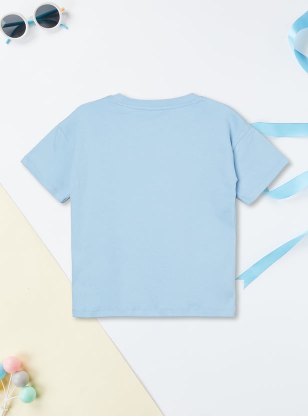 Girls Printed T-shirts - Pack of 2