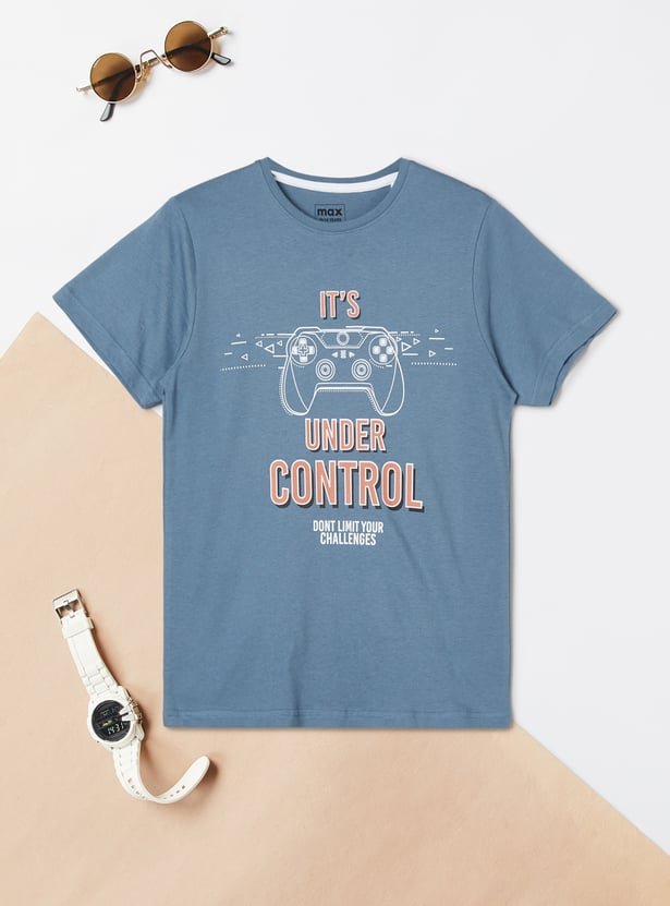 Boys Printed T-shirts - Pack of 2