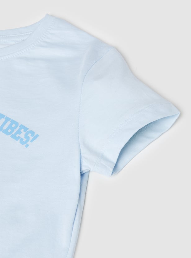 Girls Printed T-shirt - Pack of 2