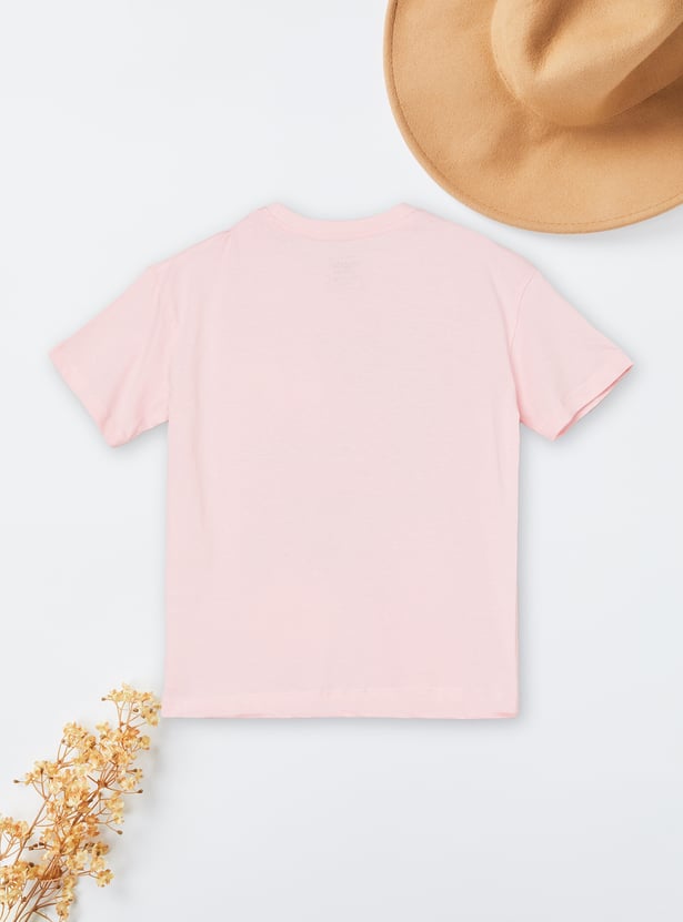 Girls Printed T-shirts - Pack of 2