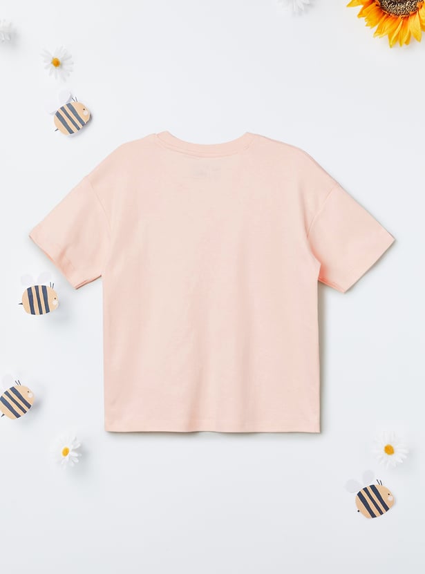 Girls Printed T-shirts - Pack of 2