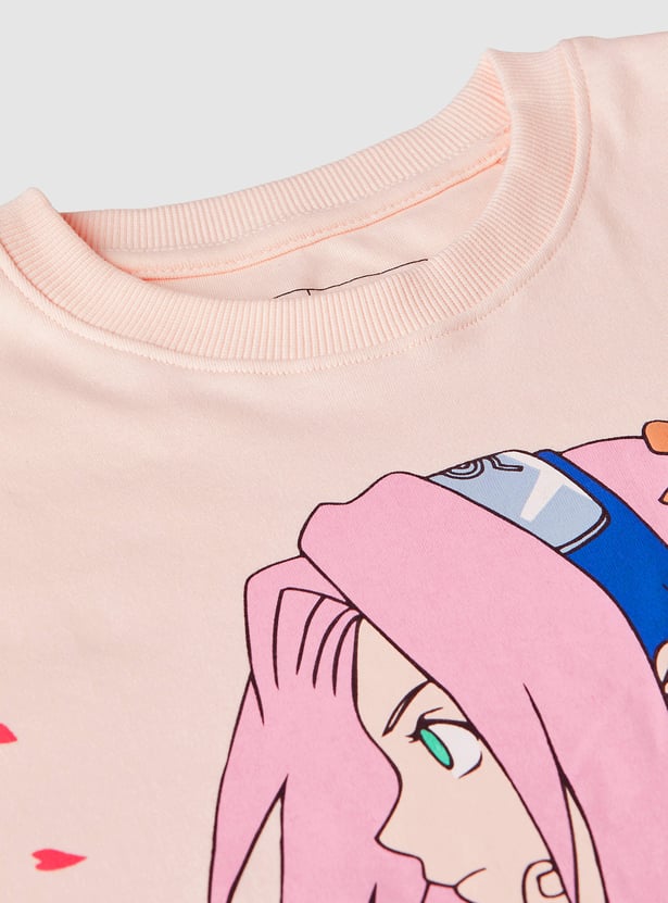 Girls Printed T-shirts - Pack of 2