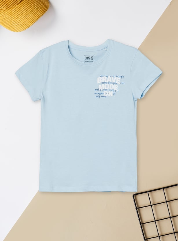 Girls Printed T-shirts - Pack of 2