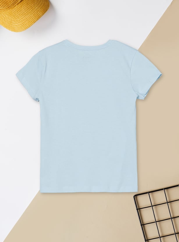 Girls Printed T-shirts - Pack of 2