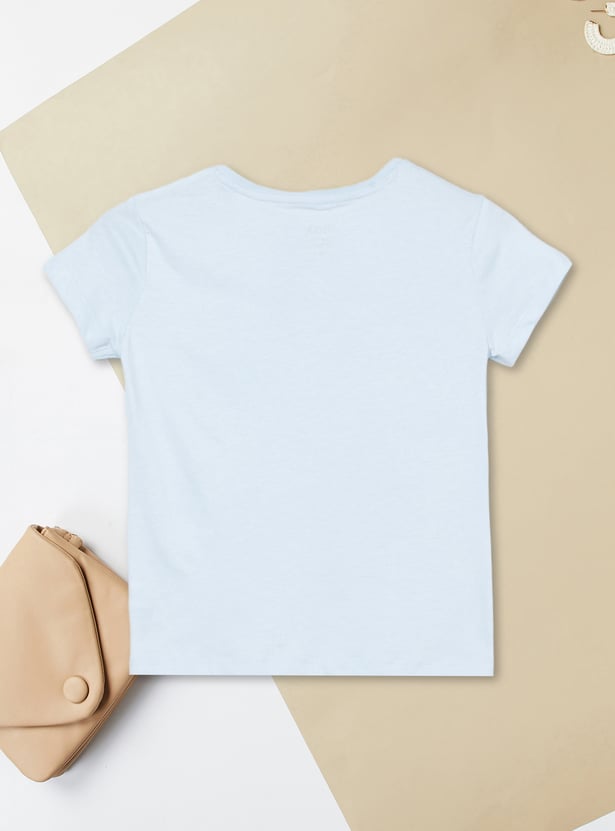 Girls Printed T-shirt - Pack of 2