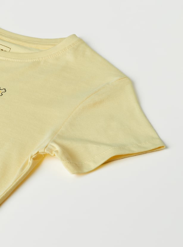 Girls Printed T-shirts - Pack of 2