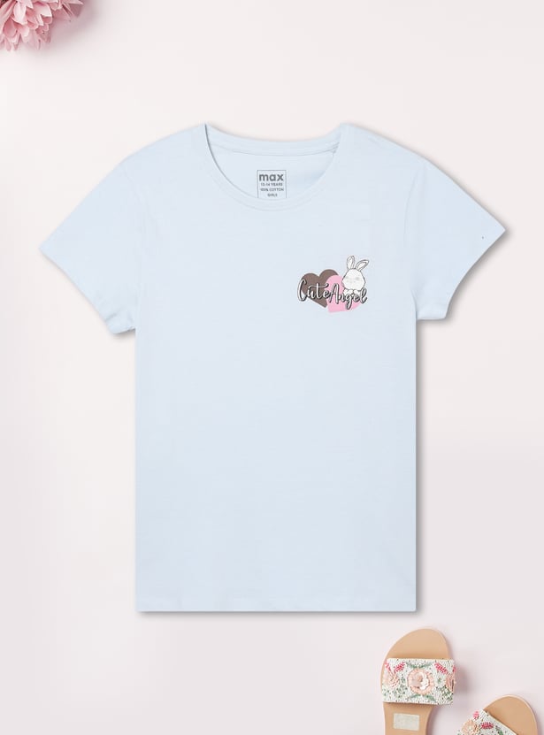 Girls Printed T-shirt - Pack of 2