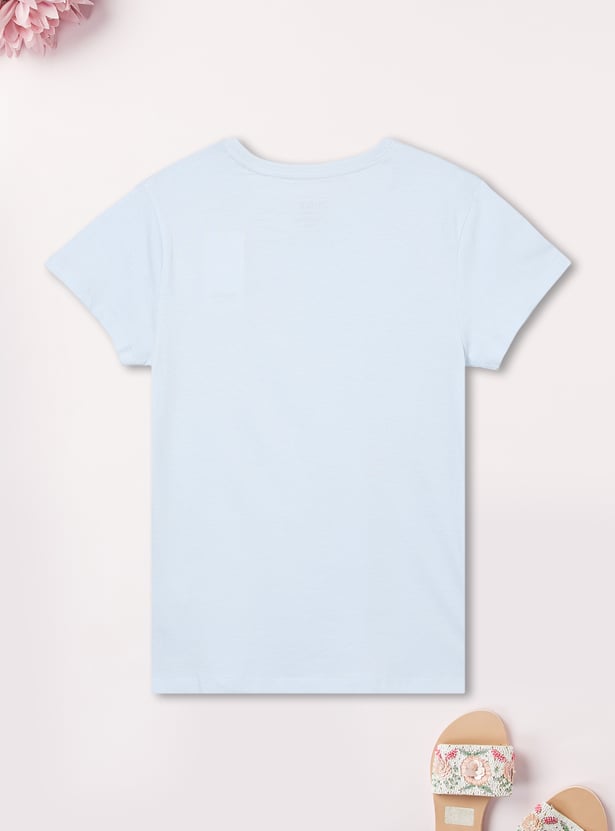 Girls Printed T-shirt - Pack of 2