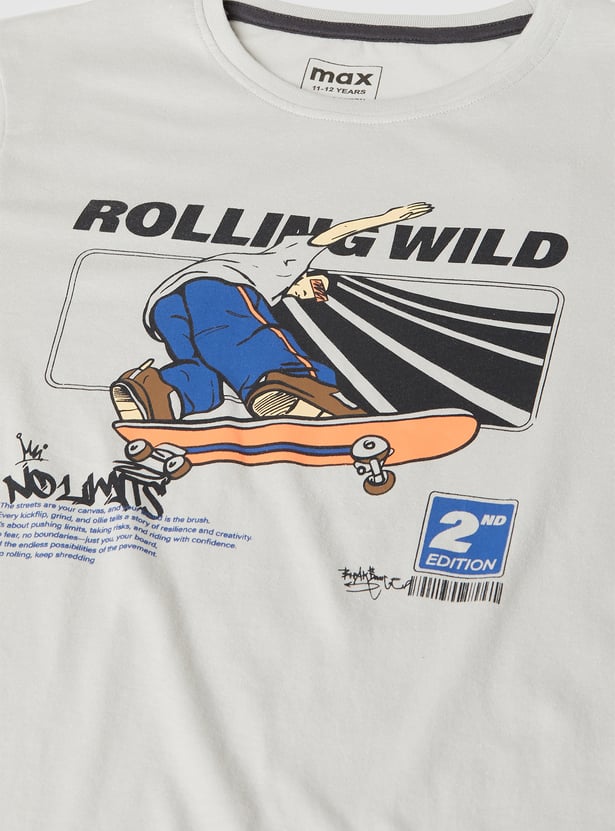 Boys Printed T-shirts - Pack of 2