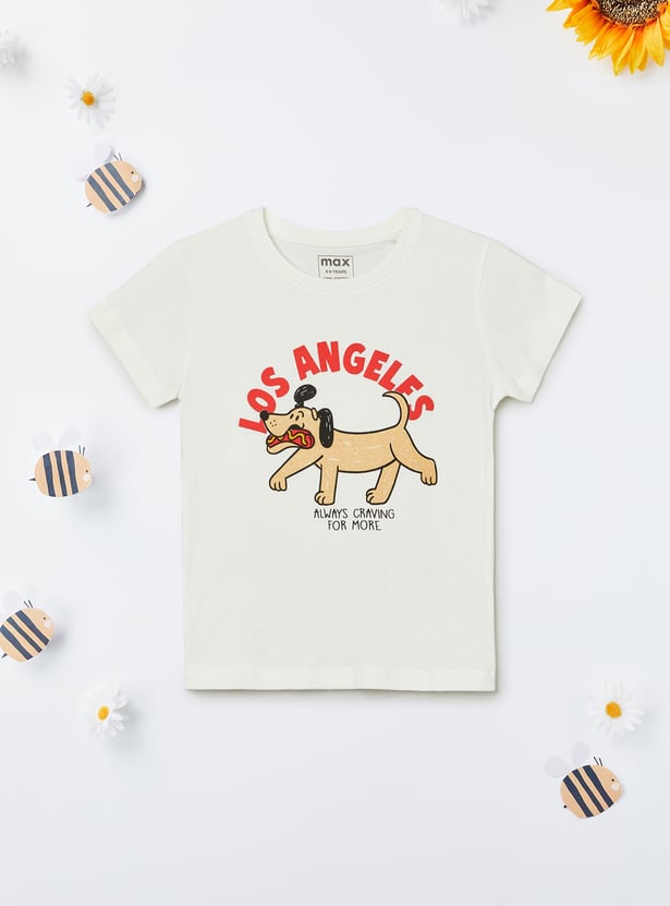 Girls Printed T-shirts - Pack of 2