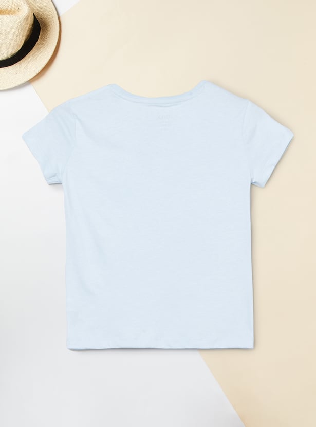 Girls Printed T-shirt - Pack of 2