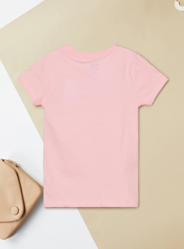 Girls Printed T-shirt - Pack of 2