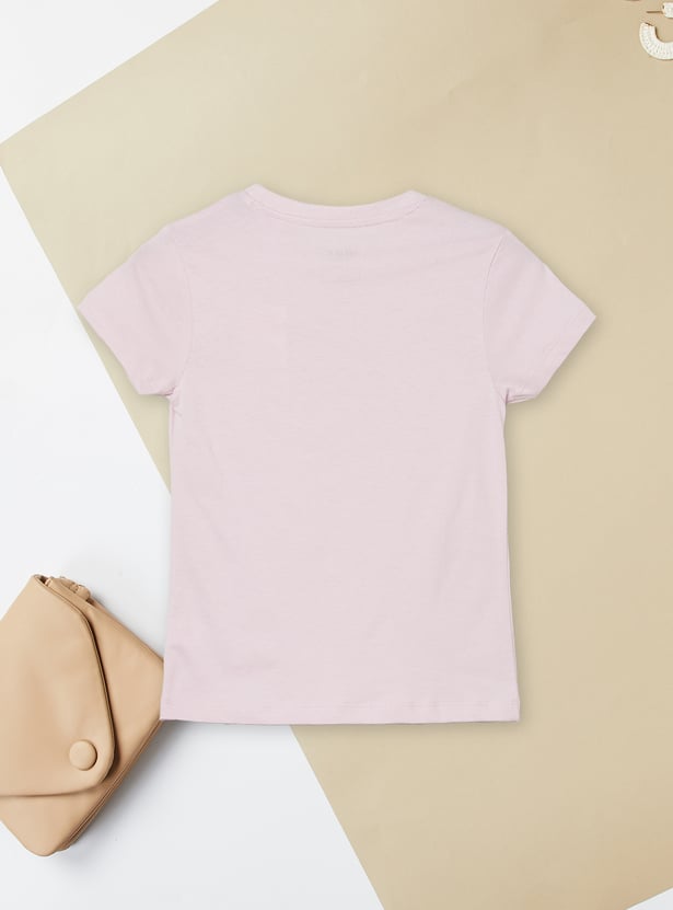 Girls Printed T-shirts - Pack of 2