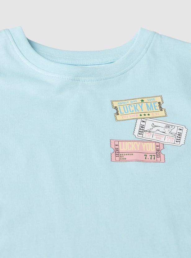 Girls Printed T-shirts - Pack of 2