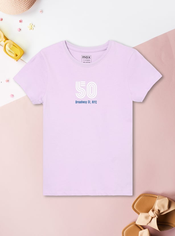 Girls Printed T-shirt - Pack of 2
