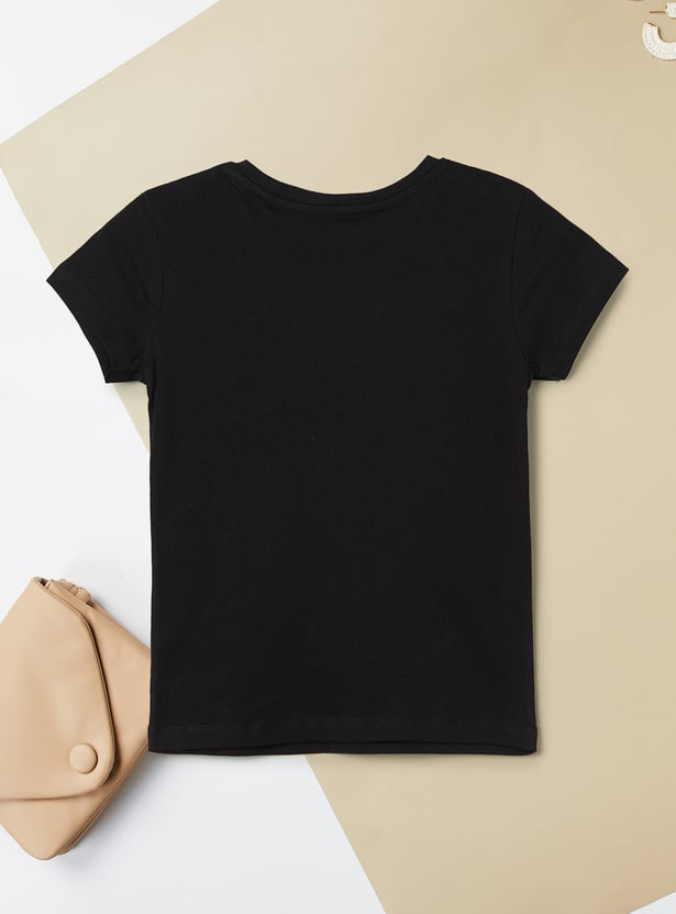 Girls Printed T-shirt - Pack of 2